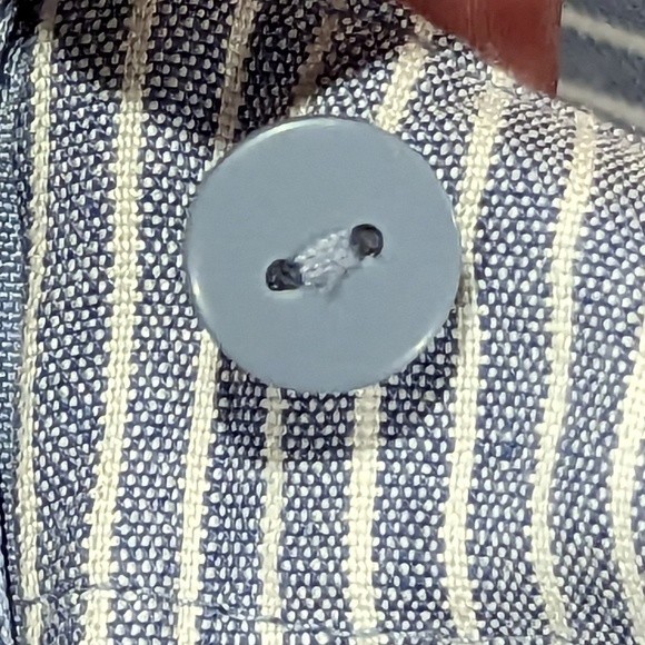 J. Jill Linen Blend Stretch Button Accented Side Zip Ankle Pants Size Medium - Picture 5 of 11